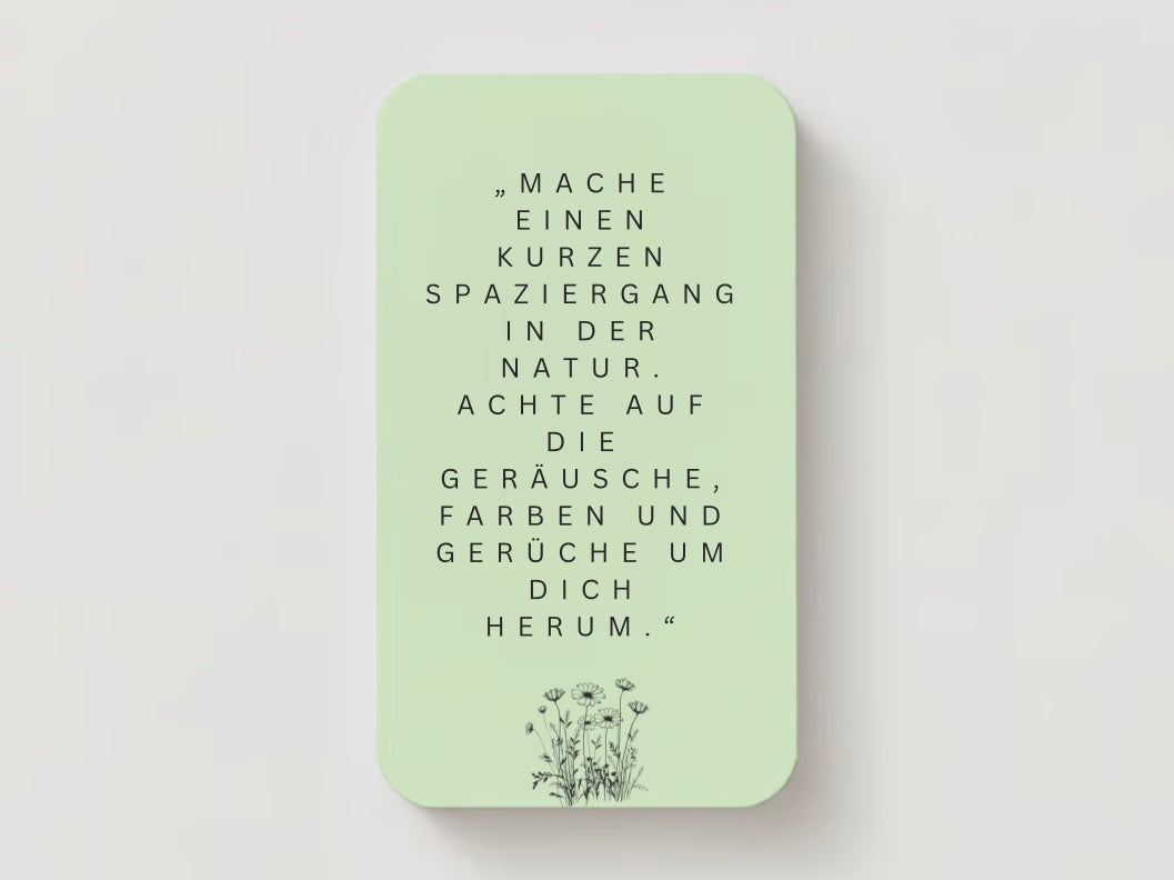 Achtsamkeits-impulskarten – Deine tägliche Quelle der Inspiration und Entspannung - Seelenruhm