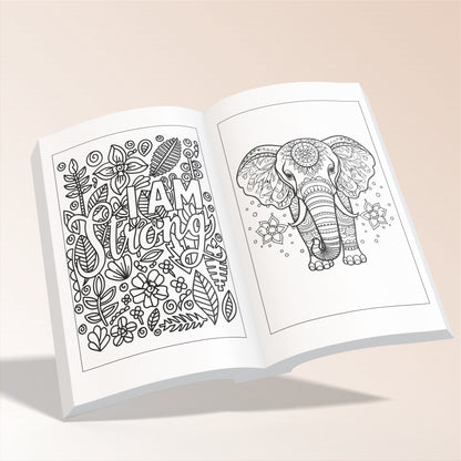 Digitales Achtsamkeitsmalbuch für Erwachsene - Seelenruhm